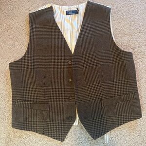 Ralph Lauren plaid vest